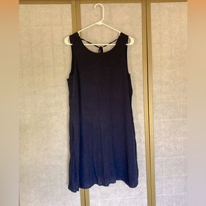 Sleeveless Navy Mini Dress